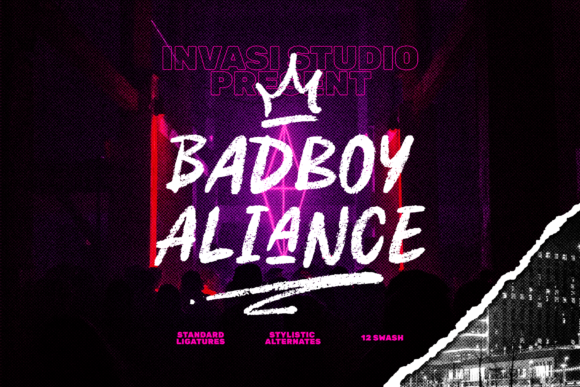 Badboy Aliance: A Bold Display Font for Dynamic Editorial Design