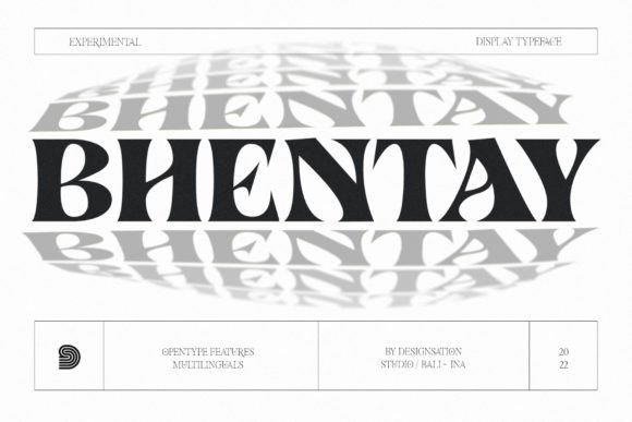 Bhentay: A Bold Display Font for Impactful Marketing Visuals