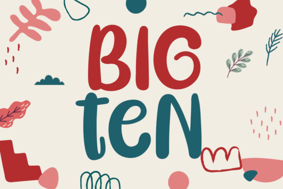 Big Ten: A Versatile Display Font for Modern Web Design