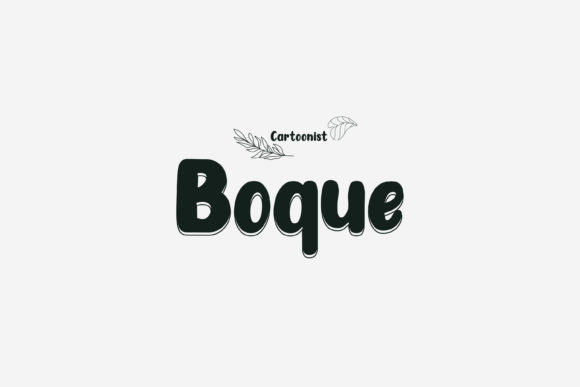 Boque: A Fun Display Font That Elevates Brand Identity Projects