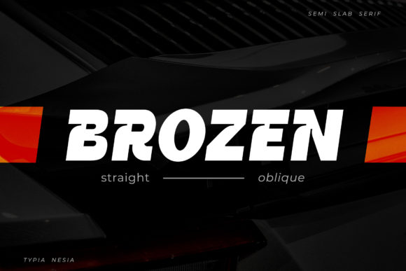 Brozen: A Bold Display Font for Impactful Web Design