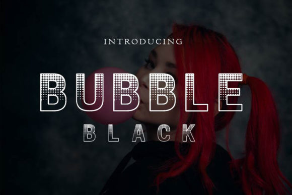 Bubble Black: A Bold Display Font for Modern Marketing Campaigns