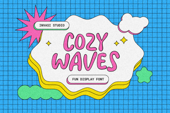 Cozy Waves: A Display Font That Adds Whimsy to Campaign Visuals