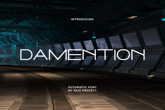 Damention: A Modern Display Font for Editorial Design and Digital Publishing