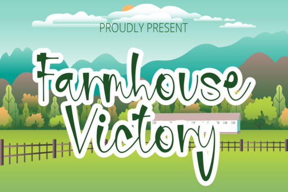 Farmhouse Victory: A Designer’s Go-To Display Font for Casual Branding