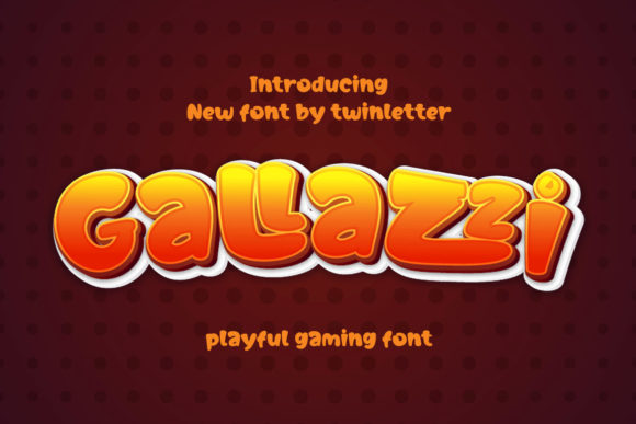 Gallazzi: A Playful Display Font for Editorial Design and Digital Publishing