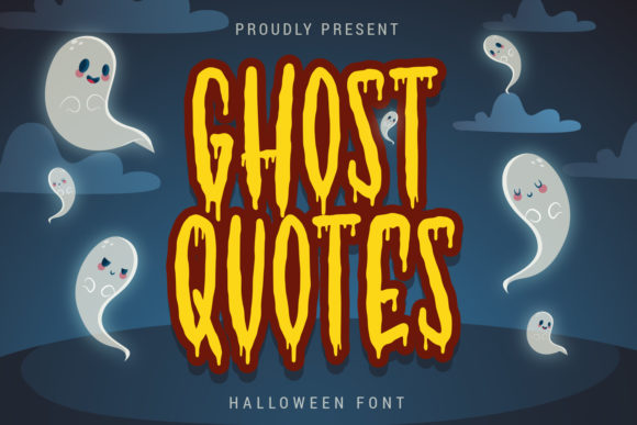 Ghost Quotes: A Spooky Display Font That Elevates Halloween Web Design