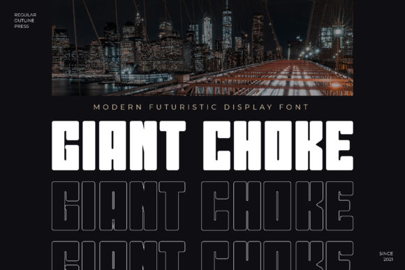 How Giant Choke Font Boosts Campaign Impact with Bold Display Typography