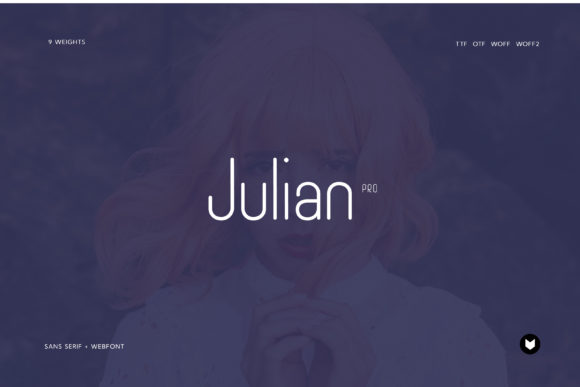 Julian Pro: A Versatile Display Font for Crafters and Product Makers