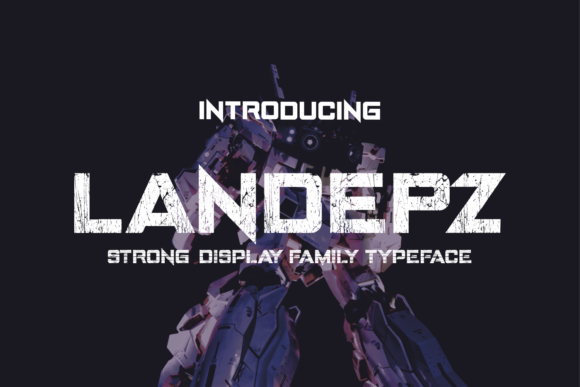 Landepz: A Bold Display Font for Editorial Impact