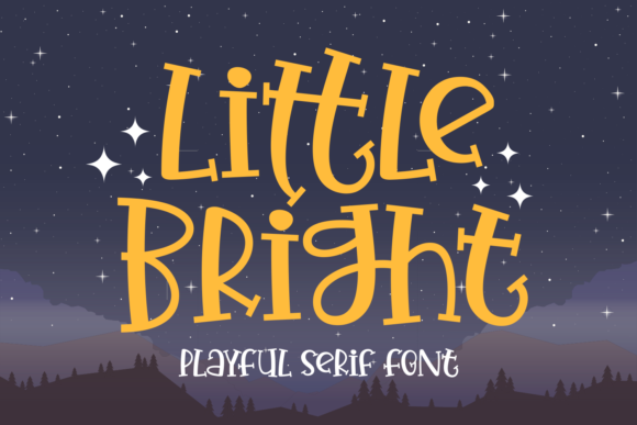 Little Bright: A Playful Display Font for Modern Editorial Design