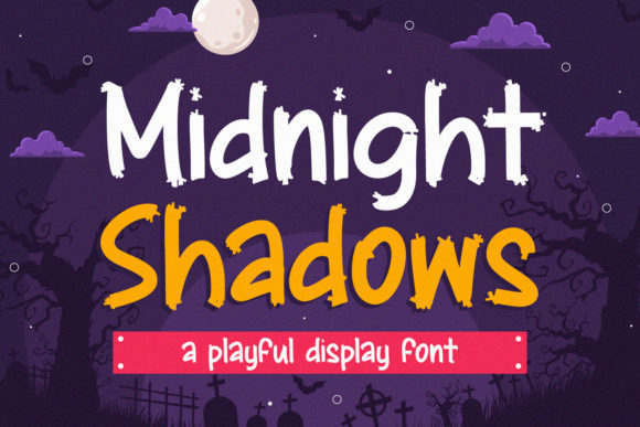 Midnight Shadows: A Cool & Brushed Display Font for Modern Web Design