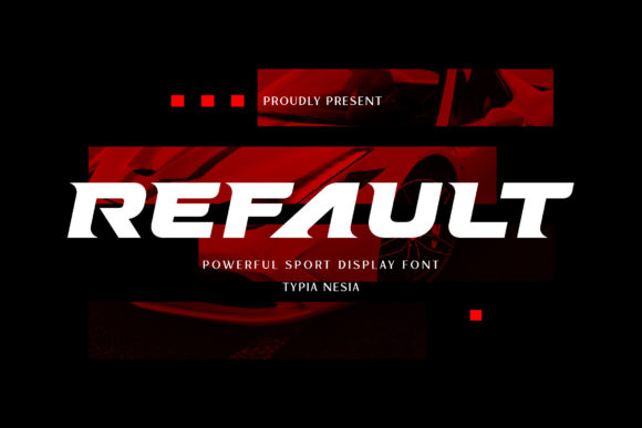 Refault: The Bold Display Font That Elevates Marketing Visuals