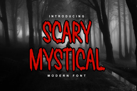 Scary Mystical Font: A Spooky Display Typeface for Bold Brand Identities