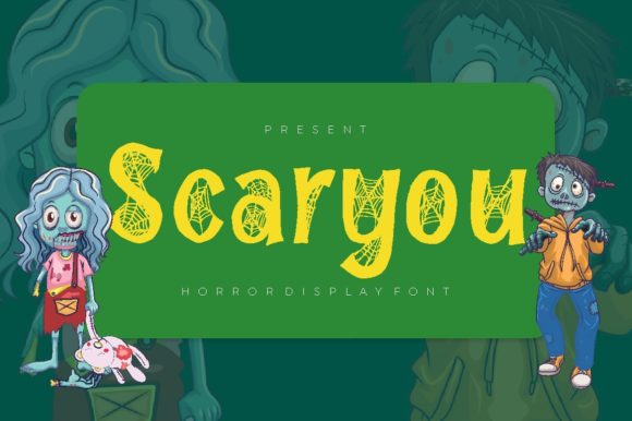 Scaryou: A Bold Display Font for Halloween Campaigns and Dark-Themed Visuals