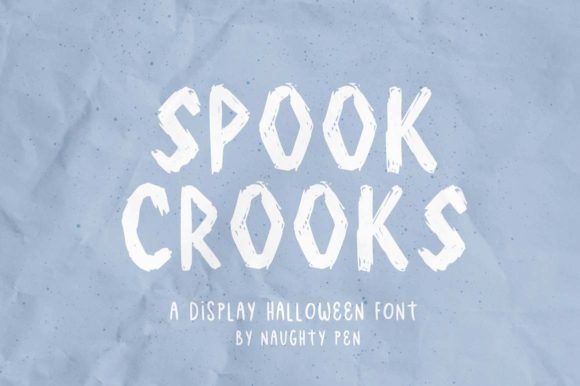 Spook Crooks: A Display Font for Bold Halloween Web Design