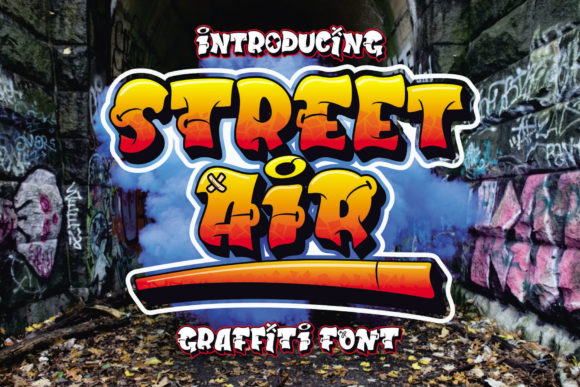 Street Air: A Playful Display Font for Web Designers