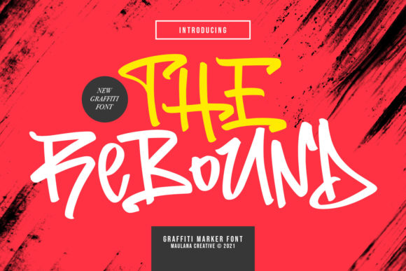 The Rebound: A Bold Display Font for Handmade Labels, Invitations, and More