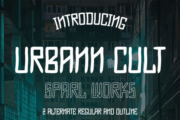 Urbann Cult: A Playful Display Font for Modern Web and Digital Design