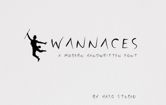 Wannaces: A Quirky Display Font for Modern Web Design and Brand Identity